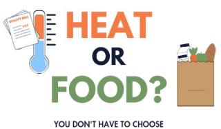 Graphic - Heat or Food, you don't have to choose
