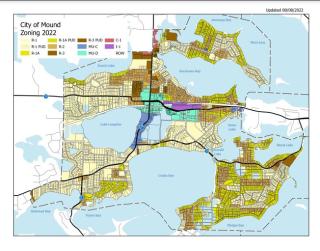 Mound zoning map updated 2022